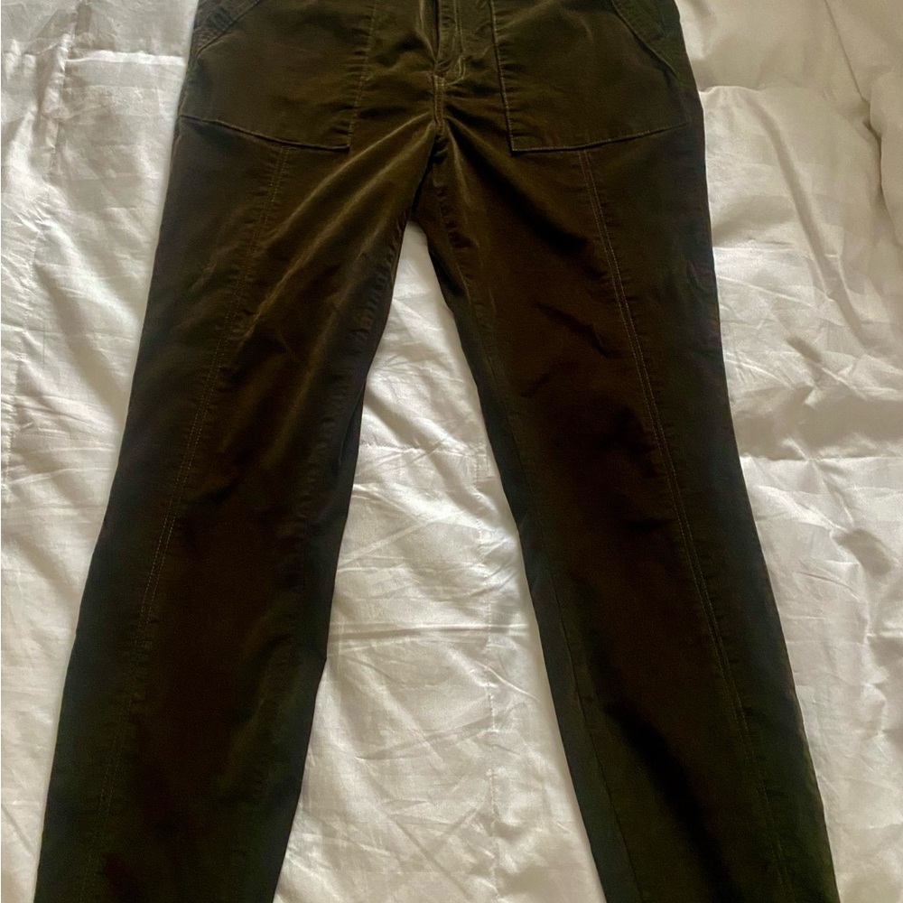 Free People Brown Skinny Cord Pants
